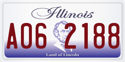 IL license plate A062188