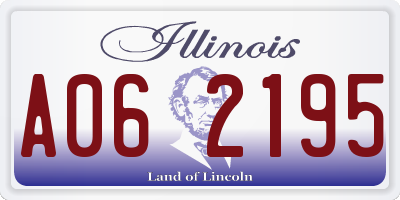 IL license plate A062195