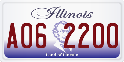 IL license plate A062200