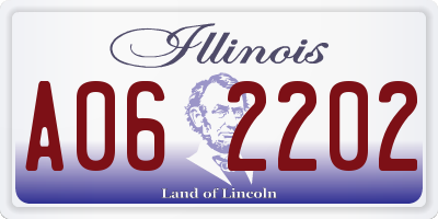 IL license plate A062202