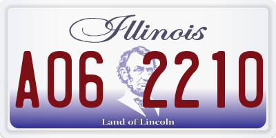 IL license plate A062210