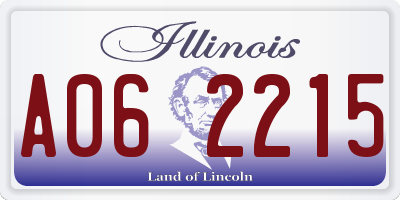 IL license plate A062215