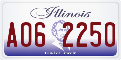 IL license plate A062250
