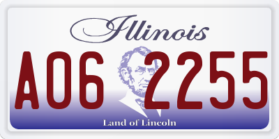 IL license plate A062255