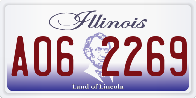IL license plate A062269