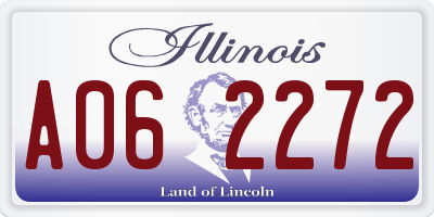 IL license plate A062272