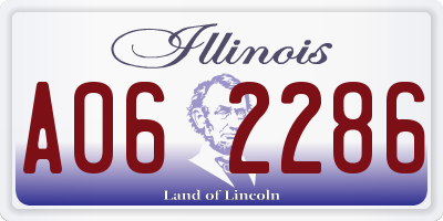 IL license plate A062286
