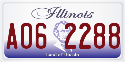 IL license plate A062288