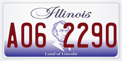 IL license plate A062290