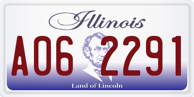 IL license plate A062291