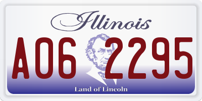 IL license plate A062295