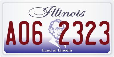 IL license plate A062323