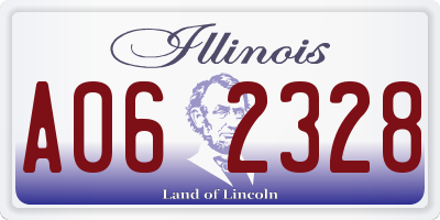IL license plate A062328