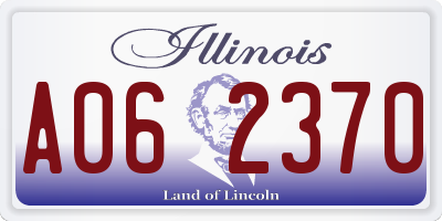 IL license plate A062370