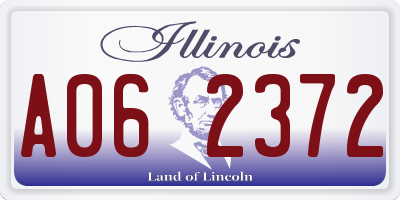 IL license plate A062372
