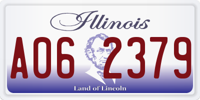 IL license plate A062379