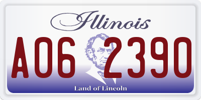 IL license plate A062390