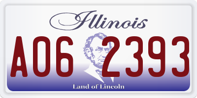 IL license plate A062393