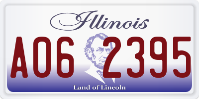 IL license plate A062395