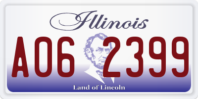 IL license plate A062399