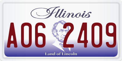 IL license plate A062409