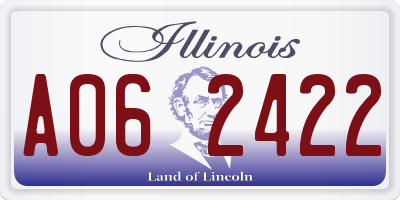 IL license plate A062422
