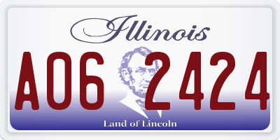 IL license plate A062424