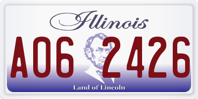 IL license plate A062426