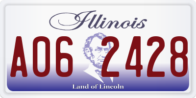 IL license plate A062428