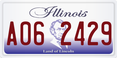IL license plate A062429