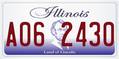 IL license plate A062430