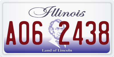 IL license plate A062438