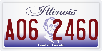 IL license plate A062460