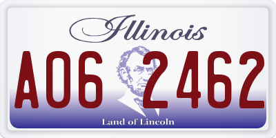 IL license plate A062462