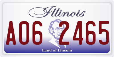 IL license plate A062465