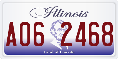 IL license plate A062468