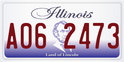 IL license plate A062473