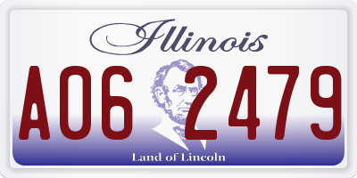 IL license plate A062479