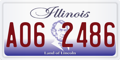 IL license plate A062486