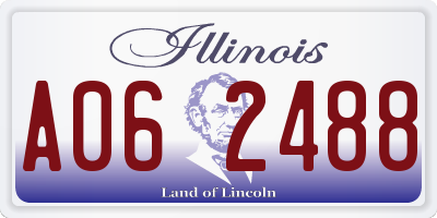 IL license plate A062488