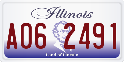 IL license plate A062491