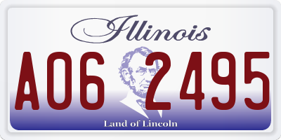 IL license plate A062495
