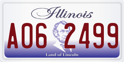 IL license plate A062499