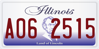 IL license plate A062515