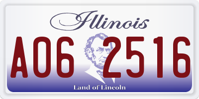IL license plate A062516