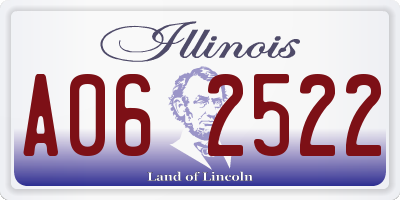 IL license plate A062522
