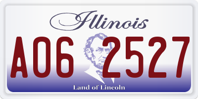 IL license plate A062527
