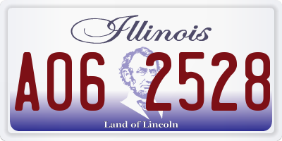 IL license plate A062528