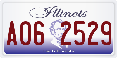 IL license plate A062529