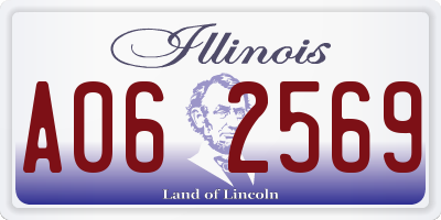 IL license plate A062569